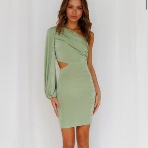 Hello Molly one shoulder mini dress! BRAND NEW!